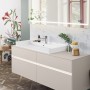 Mobiletto lavabo Villeroy & Boch Collaro 100 cm, finitura satinata, con troppopieno, 1 foro per rubinetto - immagine prodotto