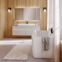 Mobiletto lavabo Villeroy & Boch Collaro 100 cm, finitura satinata, con troppopieno, 1 foro per rubinetto - vista dettagliata