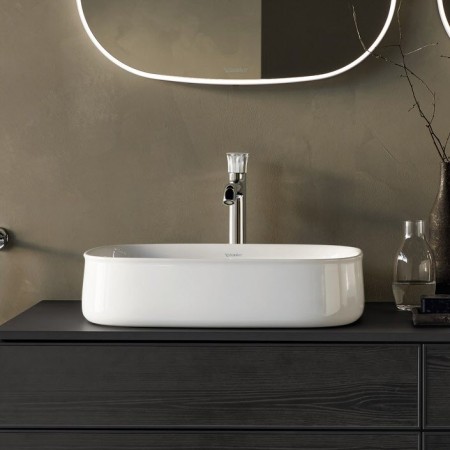 Duravit Zencha Aufsatzbecken 55 x 39 cm, ohne Hahnlochbank