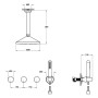 VitrA Liquid Duschsystem mit Duschkopf und Handbrause - Detailansicht