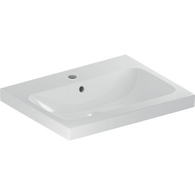 Geberit iCon Aufsatzwaschtisch 75 cm ohne Hahnloch, mit Überlauf