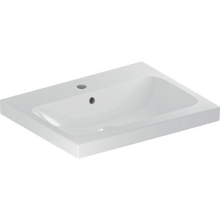 Geberit iCon Aufsatzwaschtisch 75 cm ohne Hahnloch, mit Überlauf