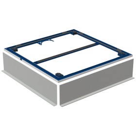 Telaio di installazione Geberit per piatto doccia Setaplano 80 x 80 cm, per 4 piedi