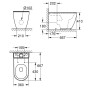Combinazione WC a pavimento GROHE Essence - vista dettagliata