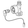 Geberit Temperatur- und Volumenstromsensor intern - Detailansicht