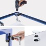 Receveur de douche Geberit Setaplano 140 x 80 cm - vue détaillée