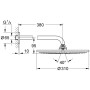 GROHE Rainshower Cosmopolitan 310 Kopfbrauseset - Detailansicht