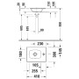 Duravit Sivida Waschtisch 41 cm - Detailansicht