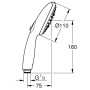 GROHE Vitalio Start 110 Handbrause mit 3 Strahlarten - Produktansicht