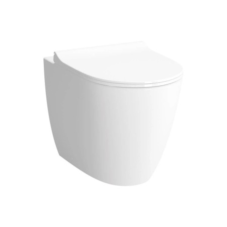 VitrA Sento Stand-WC Tiefspüler mit geschlossenem Spülrand mit Oberflächenveredelung