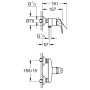 GROHE BauFlow Einhand-Brausebatterie - Detailansicht