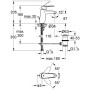 GROHE Eurodisc Cosmopolitan Einhand-Waschtischbatterie - Detailansicht