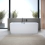 Duravit Qatego Rechteck-Badewanne 180 x 80 cm, Vorwandversion - technische Ansicht
