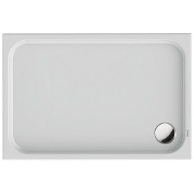Piatto doccia rettangolare Duravit D-Code 120 x 80 cm con rivestimento antiscivolo
