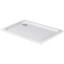 Piatto doccia rettangolare Duravit D-Code 120 x 80 cm con rivestimento antiscivolo - vista dettagliata