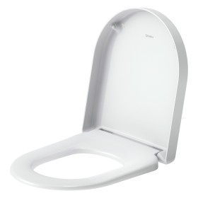 Copriwater universale Duravit a forma di D con chiusura rallentata