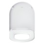 Duravit Universal WC-Sitz D-shaped mit Absenkautomatik - technische Ansicht