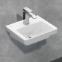 Villeroy & Boch Subway 3.0 Lavabo 37 cm, con 1 foro per rubinetto, senza troppo pieno
