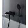 Duravit Manhattan Einhebel-Wannenmischer Aufputz mit Umsteller - technische Ansicht