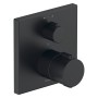 Ensemble de robinetterie thermostatique encastrée Duravit, thermostat, 2 consommateurs, carré