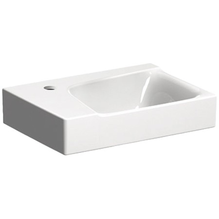 Geberit Xeno² Handwaschbecken 40 x 28 cm Hahnloch links