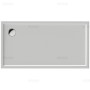 Piatto doccia rettangolare Duravit Starck Slimline 140 x 75 cm con Antiscivolo