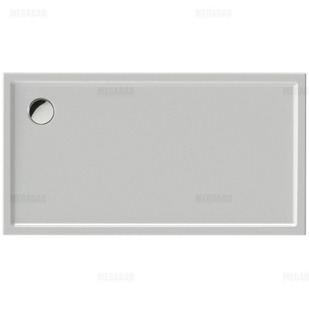 Piatto doccia rettangolare Duravit Starck Slimline 140 x 75 cm con Antiscivolo