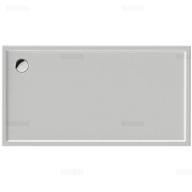 Piatto doccia rettangolare Duravit Starck Slimline 170 x 90 cm con Antiscivolo