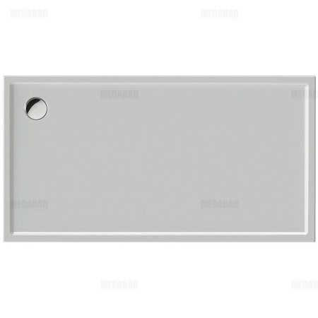Piatto doccia rettangolare Duravit Starck Slimline 170 x 90 cm con Antiscivolo