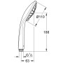GROHE Euphoria 110 Massage Handbrause - Detailansicht