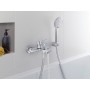 Duravit D-Code Einhebel-Wannenmischer Aufputz - Detailansicht