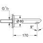 GROHE Eurodisc Cosmopolitan Wanneneinlauf - Detailansicht