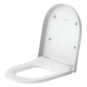Copriwater universale Duravit a forma di D con chiusura ammortizzata