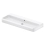 Duravit Qatego Waschtisch 120 x 47 cm geschliffen, ohne Hahnloch, mit HygieneGlace