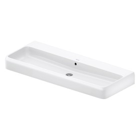 Duravit Qatego Waschtisch 120 x 47 cm geschliffen, ohne Hahnloch, mit HygieneGlace