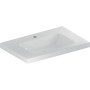 Geberit iCon Light Waschtisch 75 cm mit Ablagefläche, Hahnloch mittig, ohne Überlauf