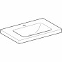 Geberit iCon Light Waschtisch 75 cm mit Ablagefläche, Hahnloch mittig, ohne Überlauf - Detailansicht