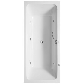 Baignoire rectangulaire Duravit D-Code 180 x 80 cm avec Jet Project