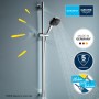 GROHE Vitalio Comfort 110 Brausestangenset 90 cm mit 2 Strahlarten - technische Ansicht