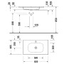 Duravit Sivida Waschtisch 82 cm - Produktansicht