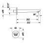 Duravit Wave Robinet de baignoire - vue détaillée