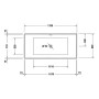 Vasca da bagno Duravit DuraMaty 170 x 80 cm