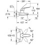 GROHE Euroeco Special Einhand-Waschtischbatterie - Detailansicht