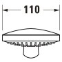 Duravit Handbrause 3jet 11 cm MinusFlow - technische Ansicht
