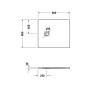 Receveur de douche Duravit Sustano 90 x 80 cm - photo produit