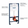 GROHE Rapid SL pour WC suspendu - vue technique