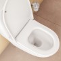 VitrA Sento Stand-WC VitrA Flush 2.0, open back, Tiefspüler ohne Spülrand - technische Ansicht