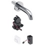 Robinetterie de lavabo Geberit Piave à montage mural, alimentation électrique, pour boîte de fonction UP