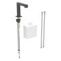 Robinet de lavabo Geberit Brenta en montage sur pied
