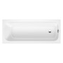 Baignoire rectangulaire Duravit Qatego 170 x 70 cm, version encastrée